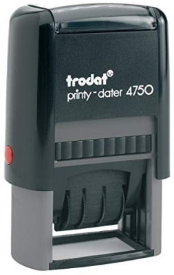Stampila datiera + text 41 x 24 mm Trodat
