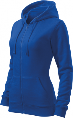 Trendy Zipper hanorac pentru dama albastru regal, Malfini