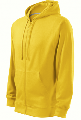 Trendy Zipper hanorac pentru barbati galben, Malfini