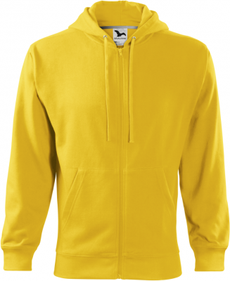Trendy Zipper hanorac pentru barbati galben, Malfini