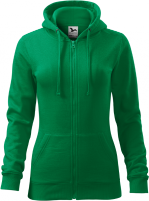 Trendy Zipper hanorac pentru dama verde mediu, Malfini