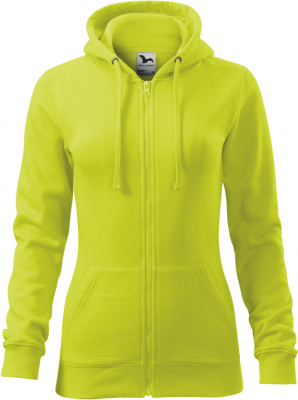 Trendy Zipper hanorac pentru dama lime, Malfini