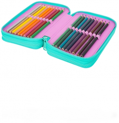 Penar echipat CoolPack Jumper 3, 46 piese, 3 fermoare, Happy donuts