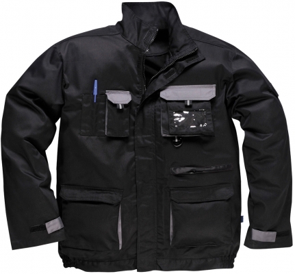Jacheta de lucru Texo Contrast, Negru, Portwest