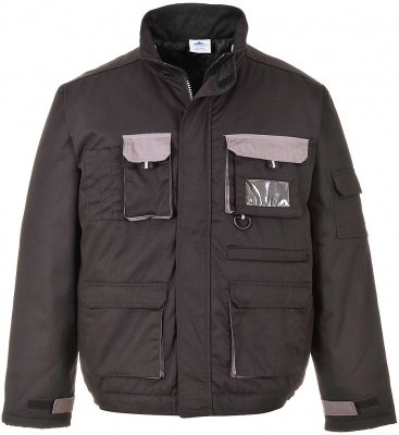 Jacheta captusita Texo Contrast, Negru, Portwest