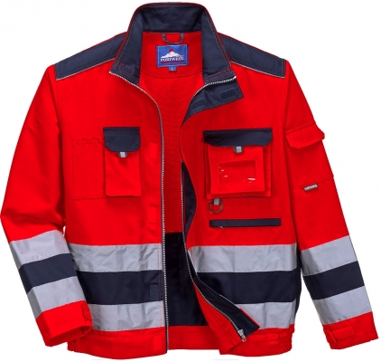 Jacheta Hi-Vis, rosu/navy, regular, Lille, Portwest