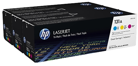 Tripack Cmy Cartus Toner Nr.131A U0Sl1Am Cf211A/Cf213A/Cf212A Original Hp Laserjet Pro 200 M251N