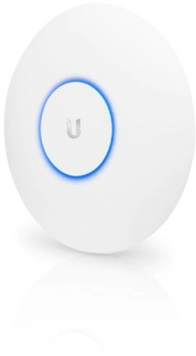 Ubiquiti UniFi Acess Point UAP-AC-PRO, 2x Gigabit LAN, 1x USB2.0, AC1750 (450+1300Mbps), kit de montare pe tavan sau perete inclus, injector POE inclus in cutie