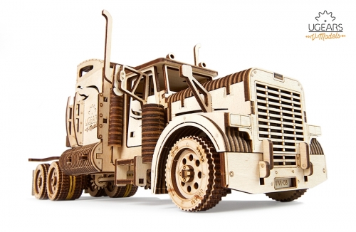Puzzle 3D, lemn, mecanic Camion VM-03, 541 piese, Ugears 