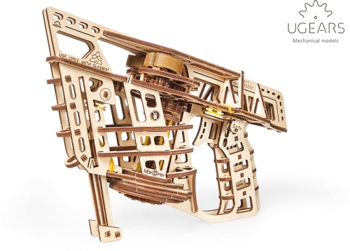 Puzzle 3D, lemn, mecanic  Flight Starter, 198 piese, Ugears 