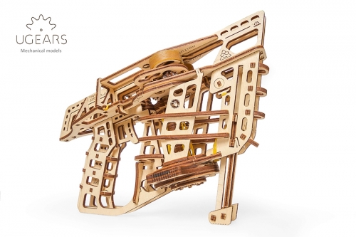 Puzzle 3D, lemn, mecanic  Flight Starter, 198 piese, Ugears 