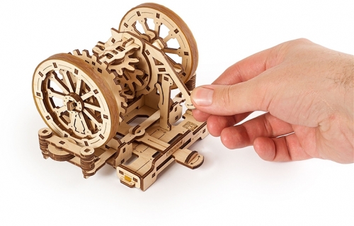Puzzle 3D, lemn, mecanic Model STEM Diferentialul, 163 piese, Ugears