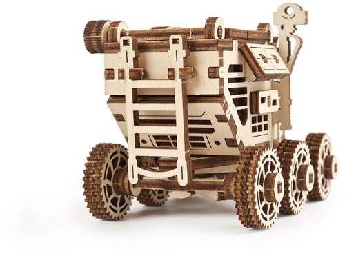 Puzzle 3D, lemn, mecanic Model Mars Buggy, 95 piese, Ugears 