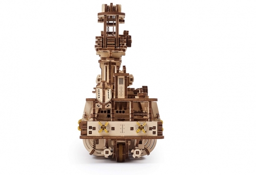 Puzzle 3D, lemn, mecanic Model Nava de cercetare, 575 piese, Ugears 