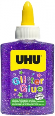 Adeziv colorat cu sclipici Glitter Glue 90 g UHU 