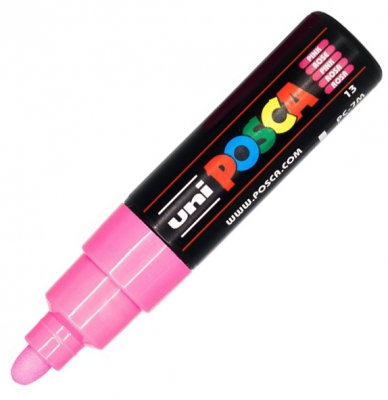 Marker cu vopsea PC-7M Posca 4.5 - 5.5 mm Uni-Ball