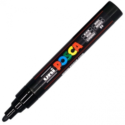 Marker cu vopsea PC-5M Posca 1.8 - 2.5 mm Uni-Ball