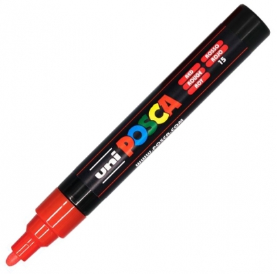 Marker cu vopsea PC-5M Posca 1.8 - 2.5 mm Uni-Ball