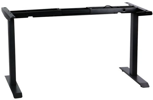 Cadru de birou electric, reglabil pe inaltime, negru, Stema partner