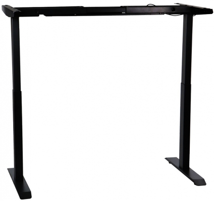 Cadru de birou electric, reglabil pe inaltime, negru, Stema partner