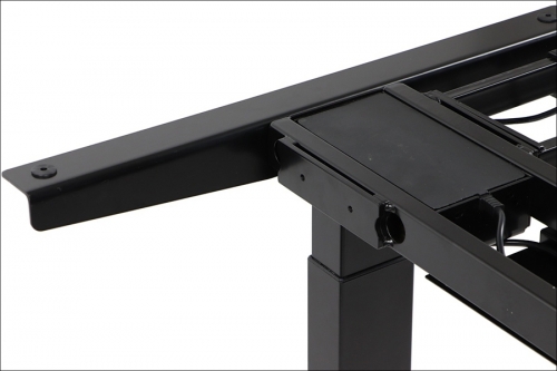 Cadru de birou electric, reglabil pe inaltime, negru, Stema partner