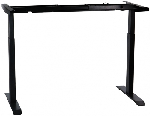 Cadru de birou electric, reglabil pe inaltime, negru, Stema partner