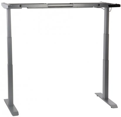 Cadru de birou electric, reglabil pe inaltime, 127 cm, gri, Stema partner