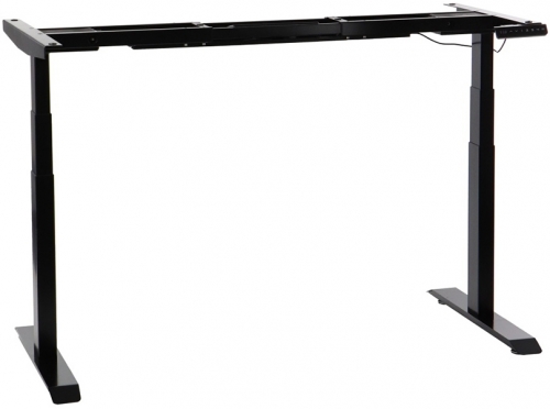 Cadru de birou electric, reglabil pe inaltime, 127 cm, negru, Stema partner