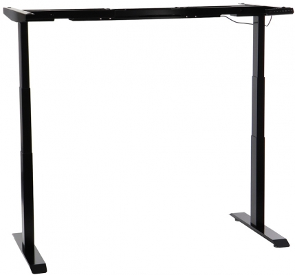 Cadru de birou electric, reglabil pe inaltime, 127 cm, negru, Stema partner