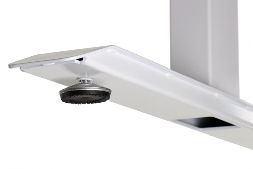 Cadru de birou electric, reglabil pe inaltime, 127 cm, alb, Stema partner