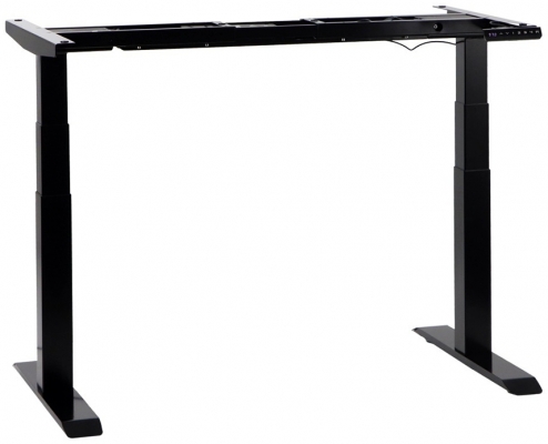Cadru de birou electric, reglabil pe inaltime, 126 cm, negru, Stema partner 