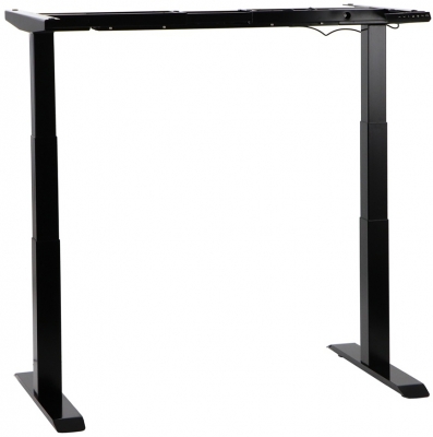 Cadru de birou electric, reglabil pe inaltime, 126 cm, negru, Stema partner 