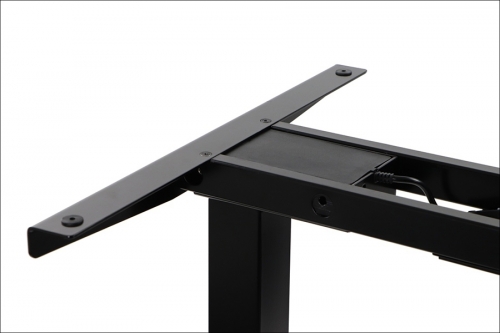 Cadru de birou electric, reglabil pe inaltime, 126 cm, negru, Stema partner 