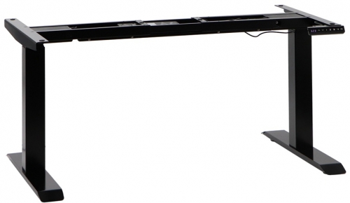 Cadru de birou electric, reglabil pe inaltime, 126 cm, negru, Stema partner 