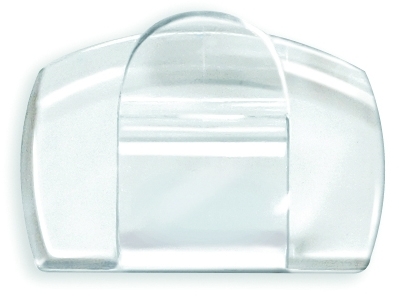 Carlig rotund transparent organizare cabluri 4 carlige + 5 benzi dublu adezive/set Command 3M