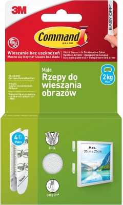 Sistem tip arici sustinere tablouri 4 seturi mici Command 3M