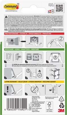 Sistem tip arici sustinere tablouri 4 seturi mare Command 3M