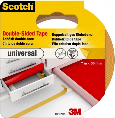 Banda dublu adeziva montare covoare Scotch, 50 mm x 7 m Scotch 3M