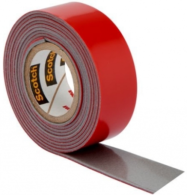 Banda dublu adeziva pentru montare exterioara 19mm x 1.5m Scotch-Fix Scotch 3M