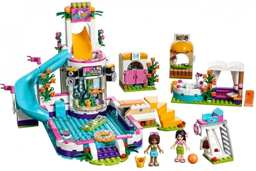 Piscina de vara din Heartlake 41313 LEGO Friends