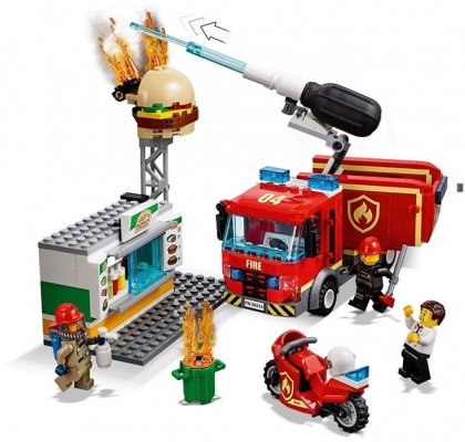 Stingerea incendiul de la Burger Bar 60214 LEGO City 