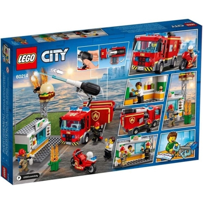 Stingerea incendiul de la Burger Bar 60214 LEGO City 