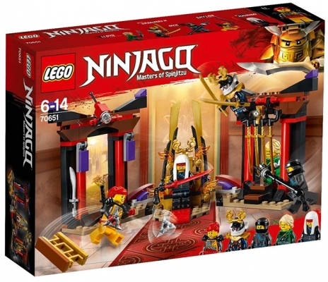 Confruntarea din sala tronului 70651 LEGO Ninjago