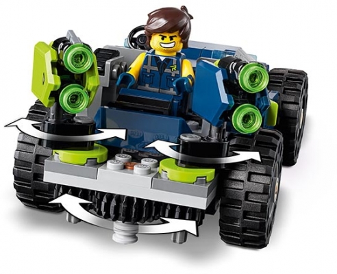 Masina de teren rextrema a lui Rex 70826 LEGO Movie