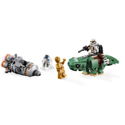 Capsula de salvare contra Dewback Microfighter LEGO Star Wars