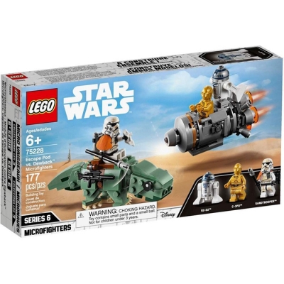 Capsula de salvare contra Dewback Microfighter LEGO Star Wars