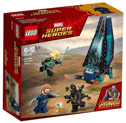Atacul transportorului de trupe Outrider 76101 LEGO Super Heroes