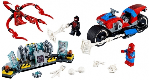 Salvarea cu motocicleta a lui Spider-Man 76113 LEGO Super Heroes
