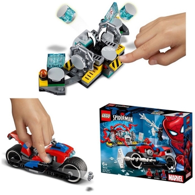 Salvarea cu motocicleta a lui Spider-Man 76113 LEGO Super Heroes