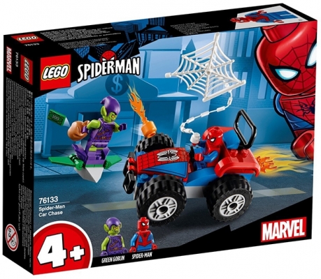 Urmarirea cu masina a lui Spider-Man 76133 LEGO Super Heroes